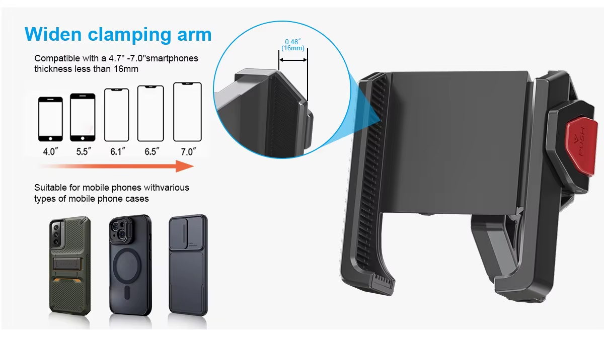 SPROKETO PB11 PLUS-AV OEM bike phone mount — manufacturer product view 7