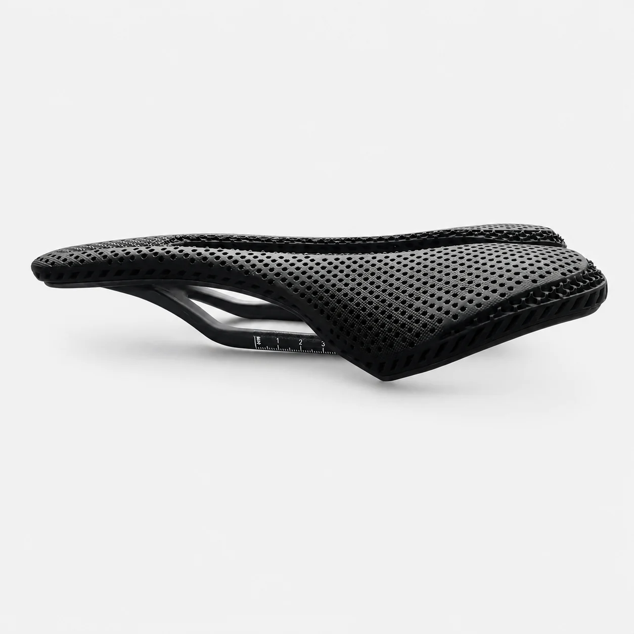 K16 3D printed bicycle saddle side view