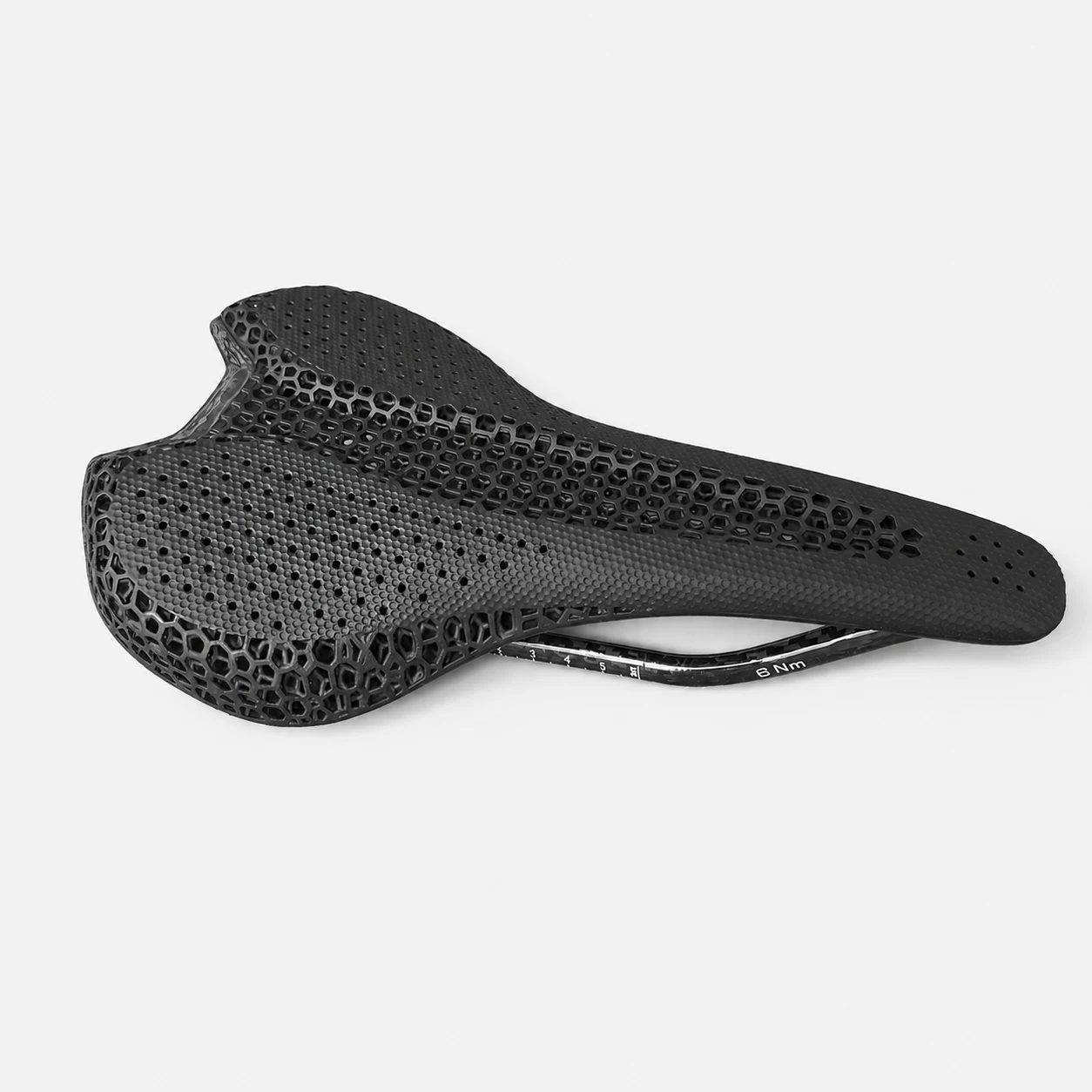 K70 3D Printed Bicycle Saddle Side Three Quarter View