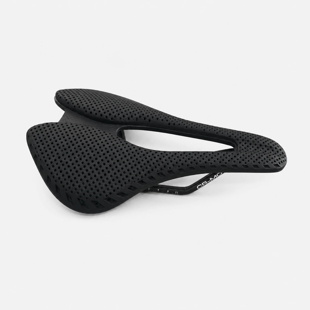 K08 3D Printed Bicycle Saddle Side Three Quarter View
