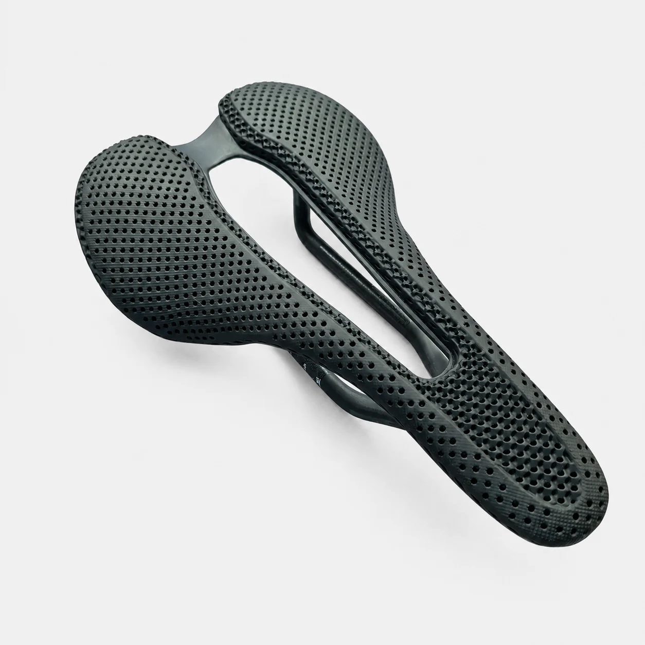 K16 3D printed bike saddle top angle view