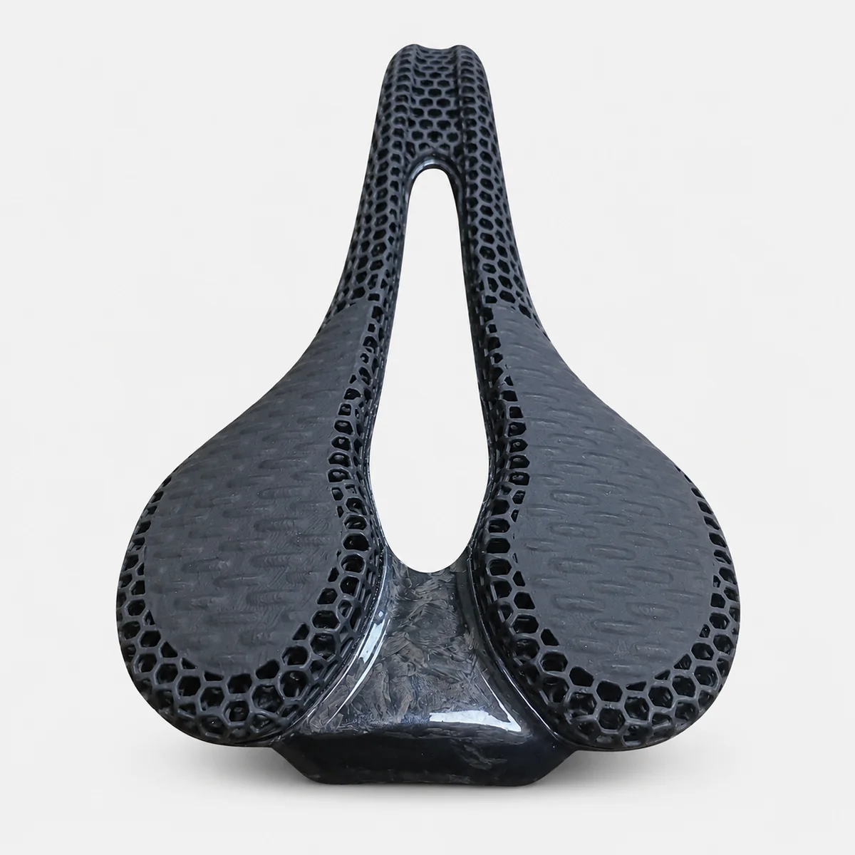 665 3D printed bicycle saddle bottom view