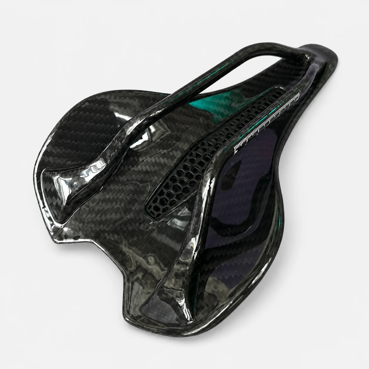 K70 Bicycle Saddle Underside Three Quarter View