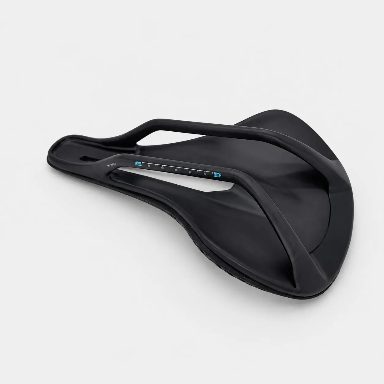 K106 3D printed bicycle saddle bottom rail view