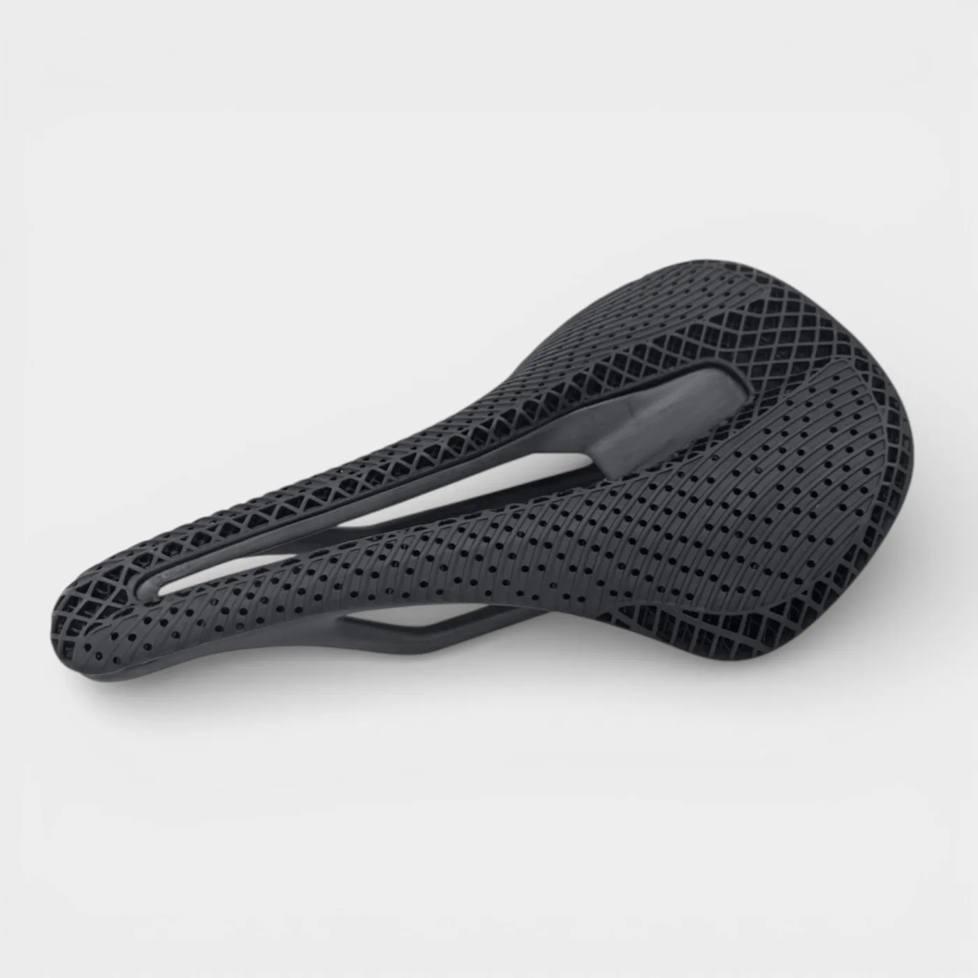 K106 3D printed bike saddle side angle view
