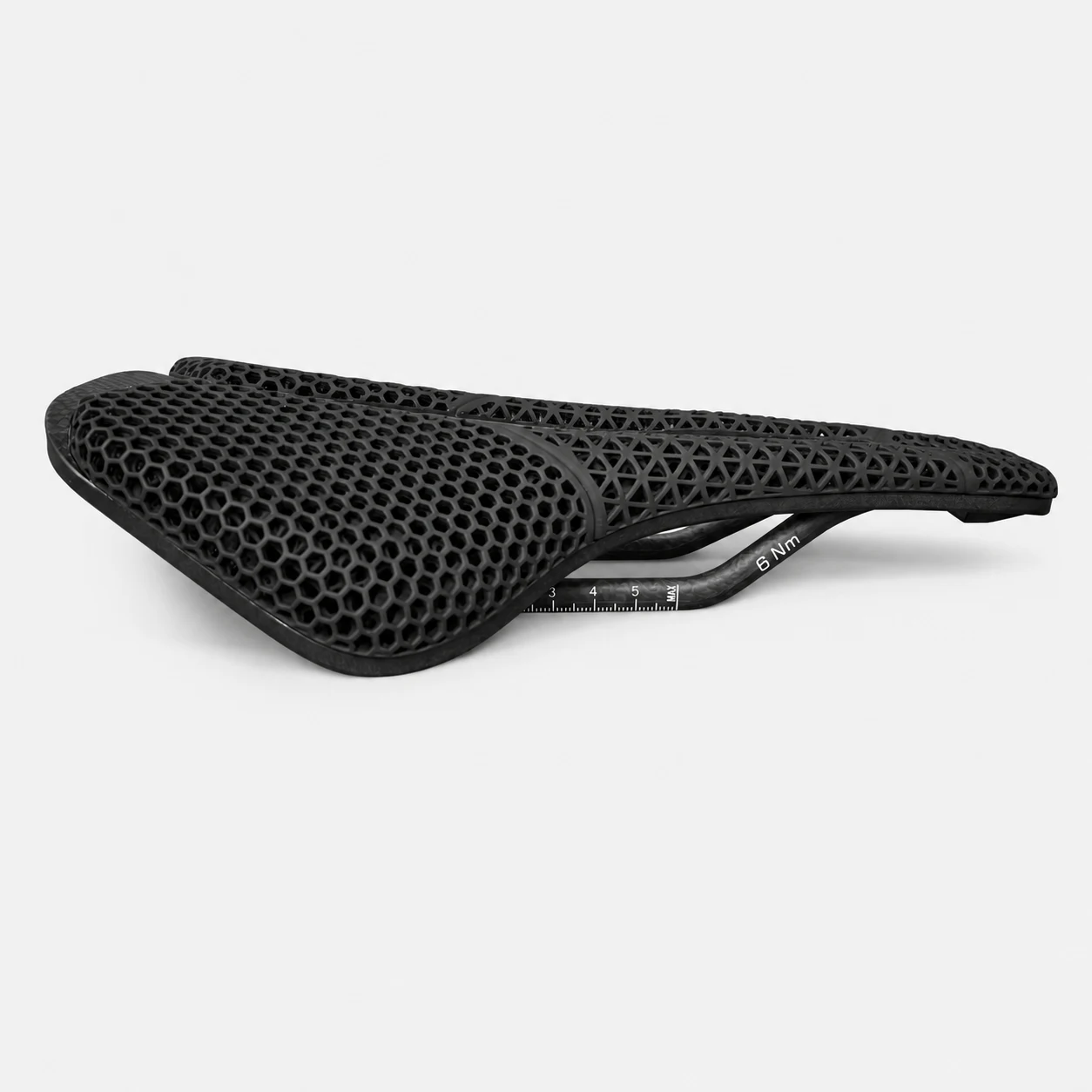 V-S129 3D printed bicycle saddle side profile view