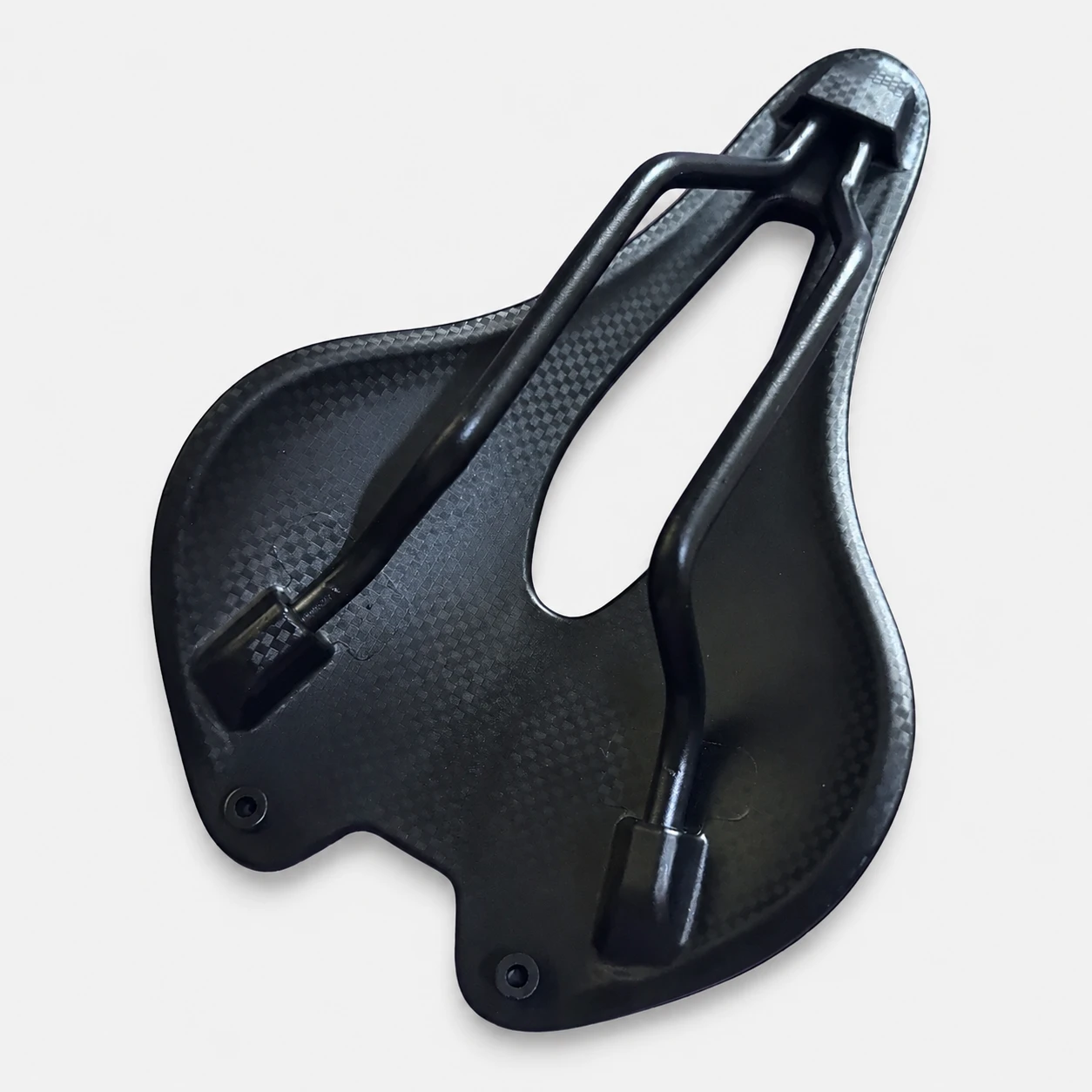 K08 Bicycle Saddle Underside Angle View