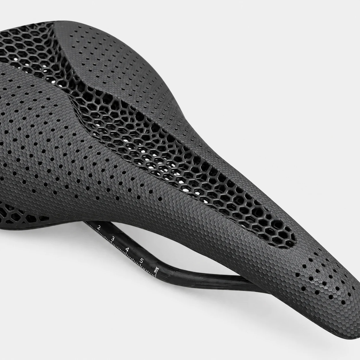 619 3D printed bicycle saddle profile view