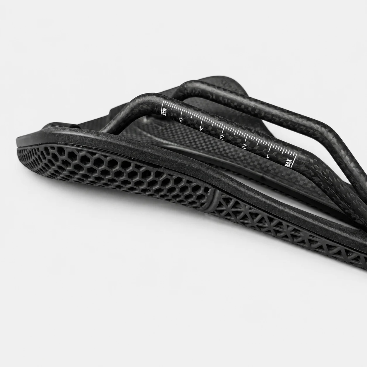V-S129 bicycle saddle rail and base detail