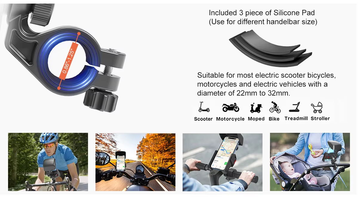 SPROKETO PB11 PLUS-AV OEM bike phone mount — manufacturer product view 8