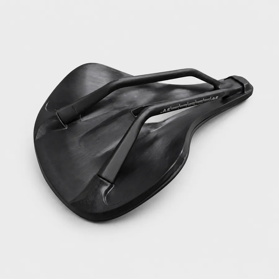 S160 3D printed bicycle saddle lattice surface detail
