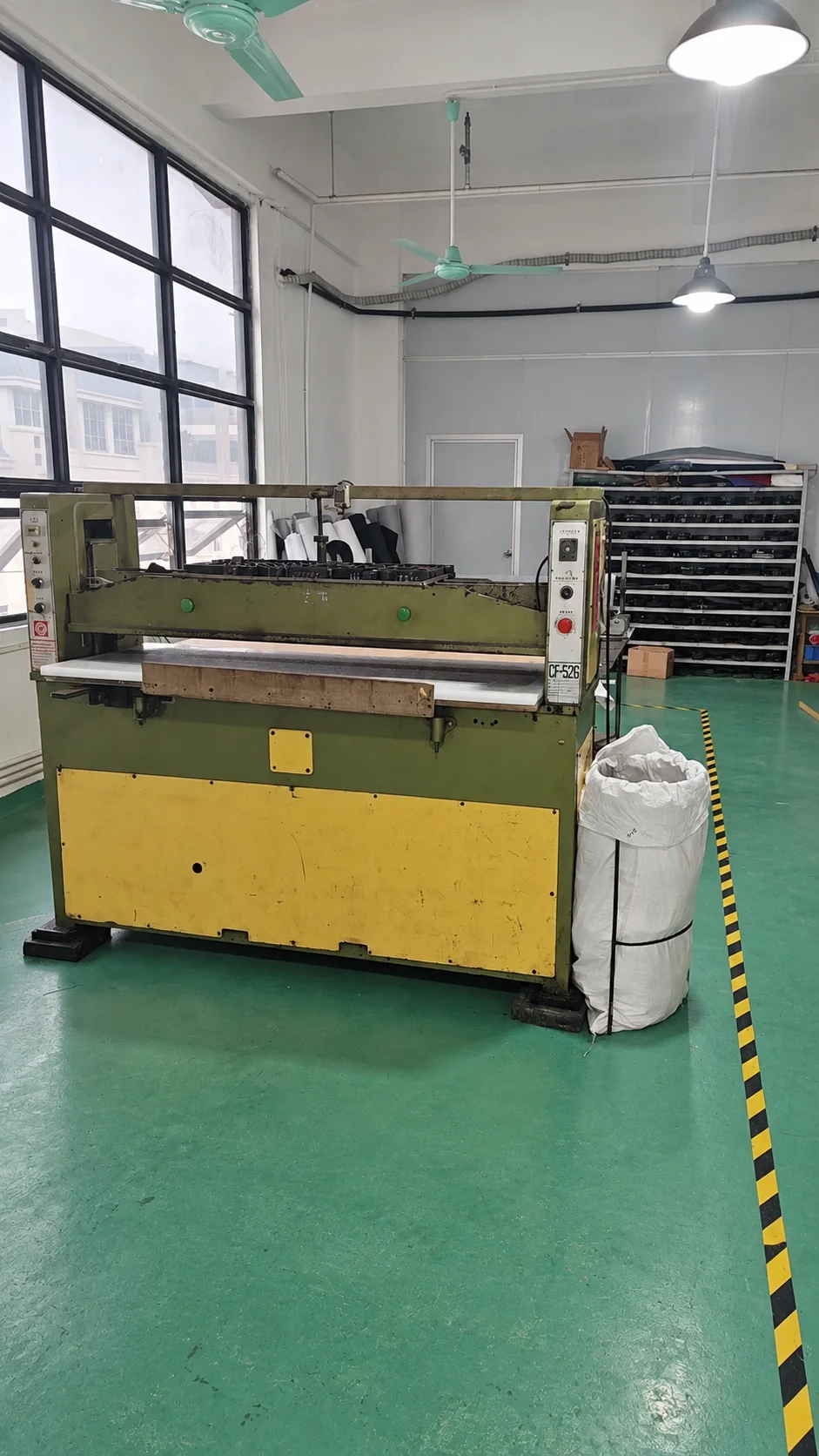 Manufacturing equipment inside the SPROKETO bicycle saddle production facility