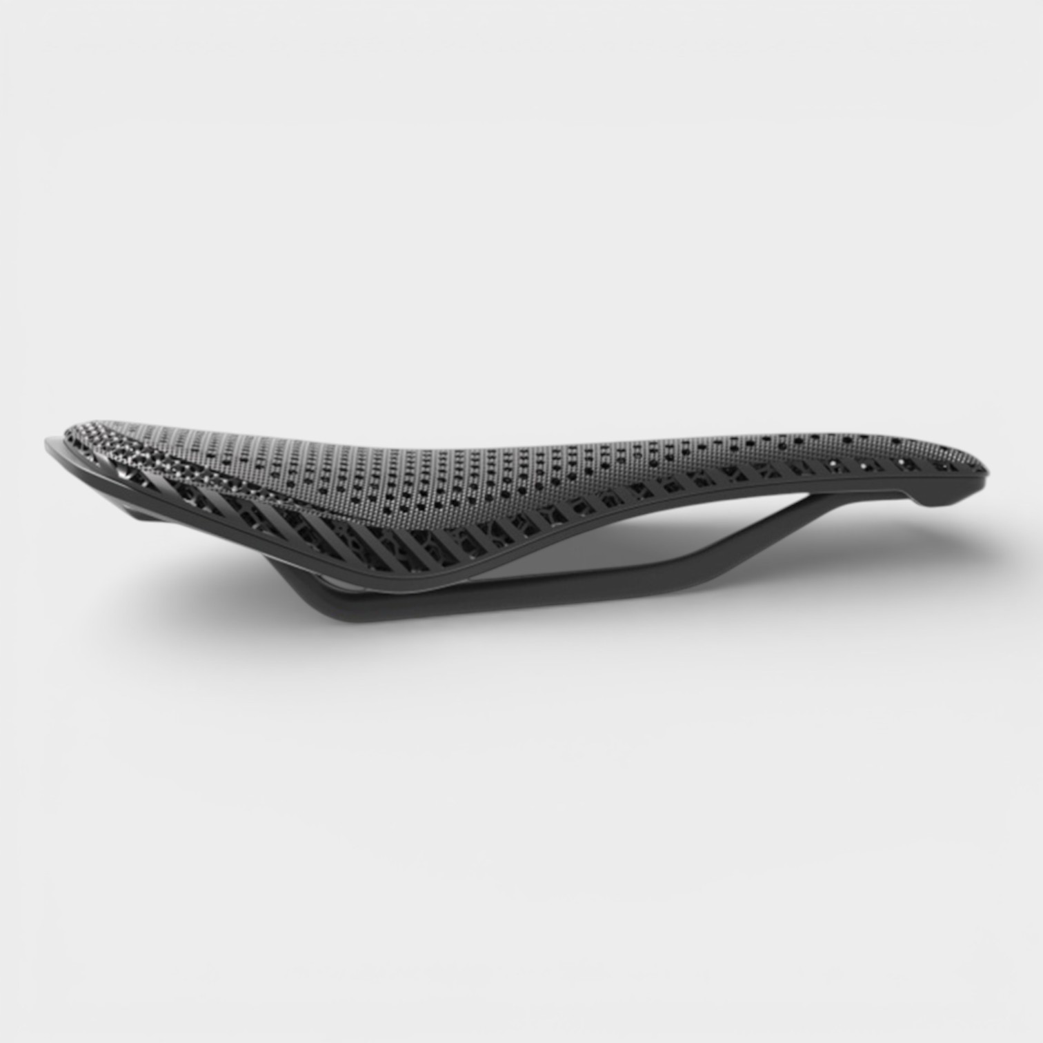 K06 3D printed bicycle saddle top view