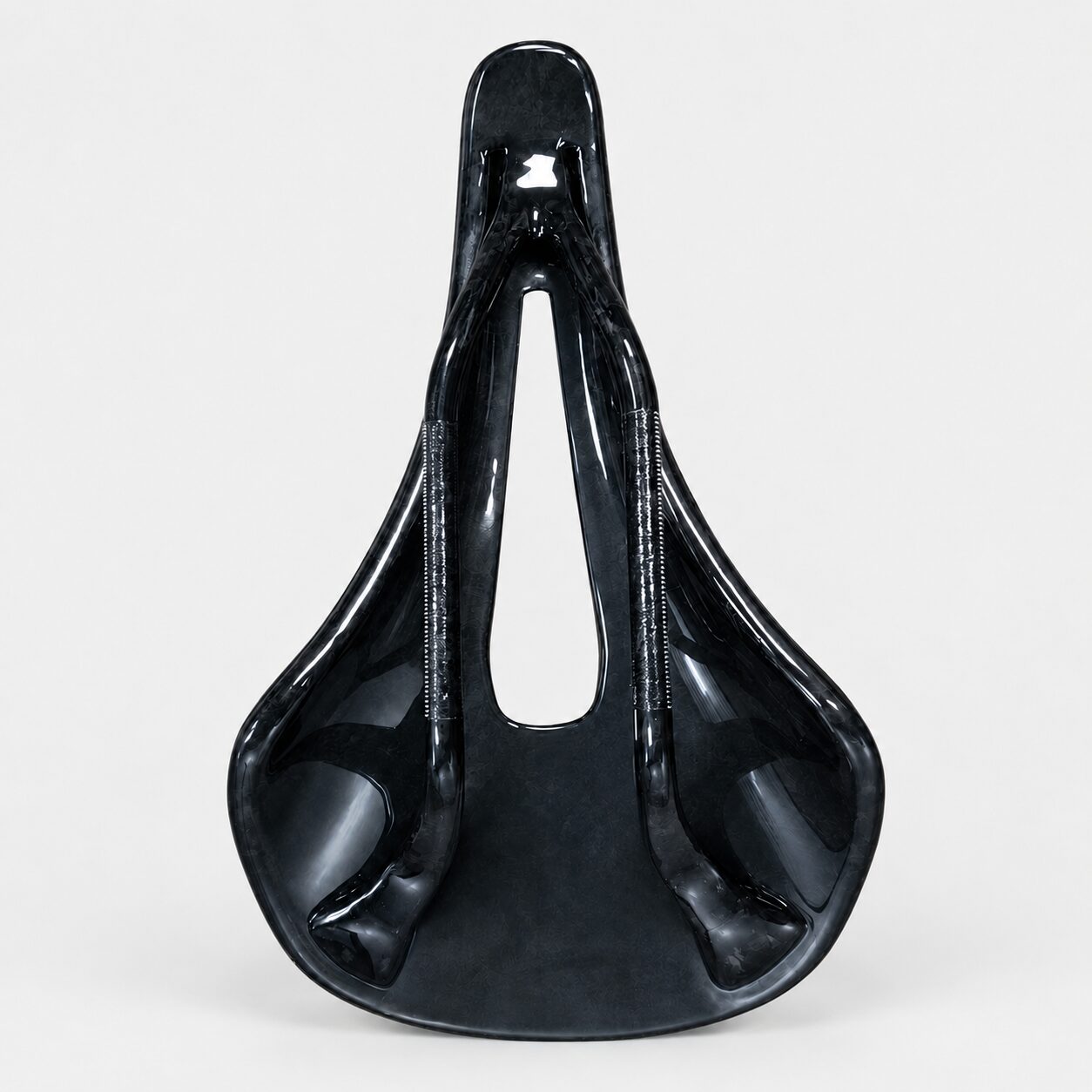 SPROKETO K14 PVC conventional bicycle saddle — OEM bike saddle manufacturer product view 3