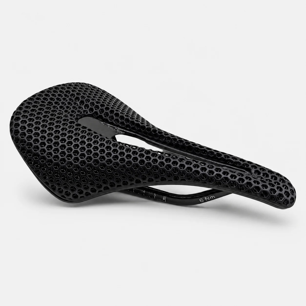 K14 3D printed bicycle saddle underside and rail view