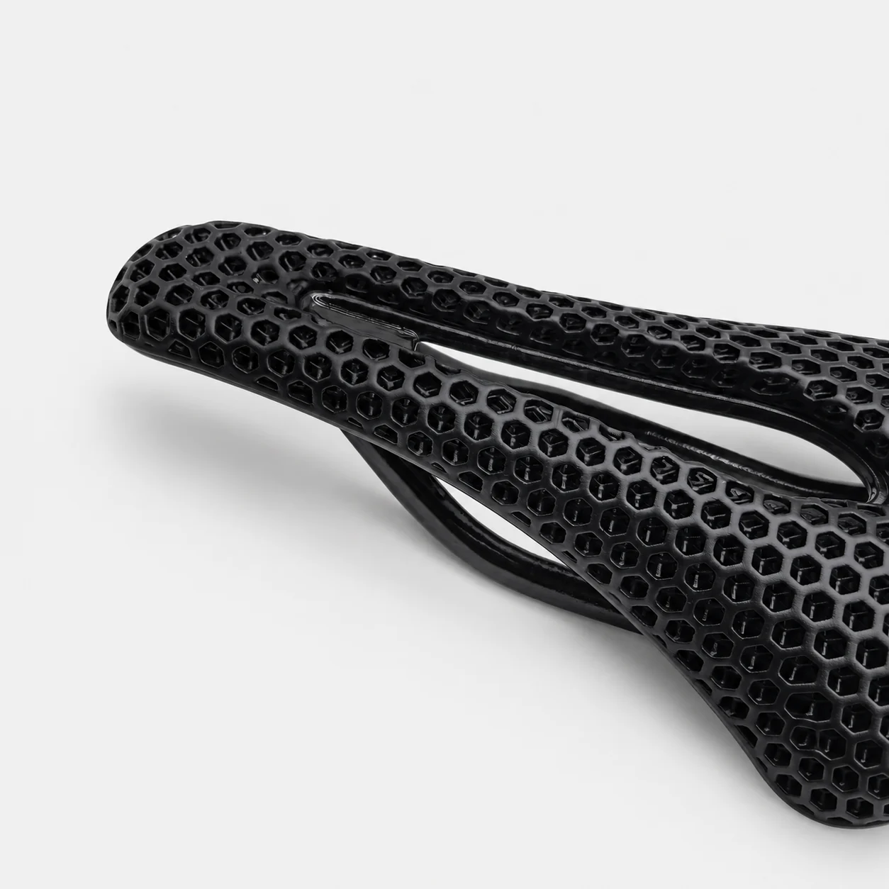 K14 3D printed bicycle saddle profile detail