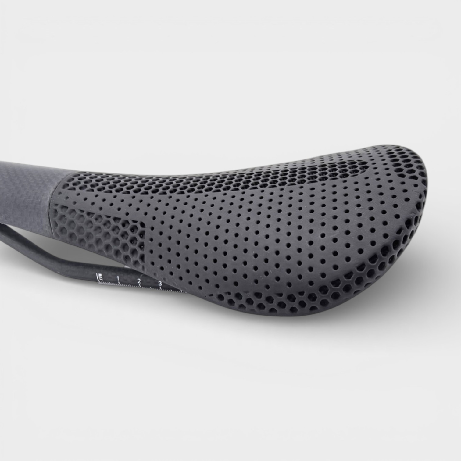 K40 3D printed bicycle saddle profile detail