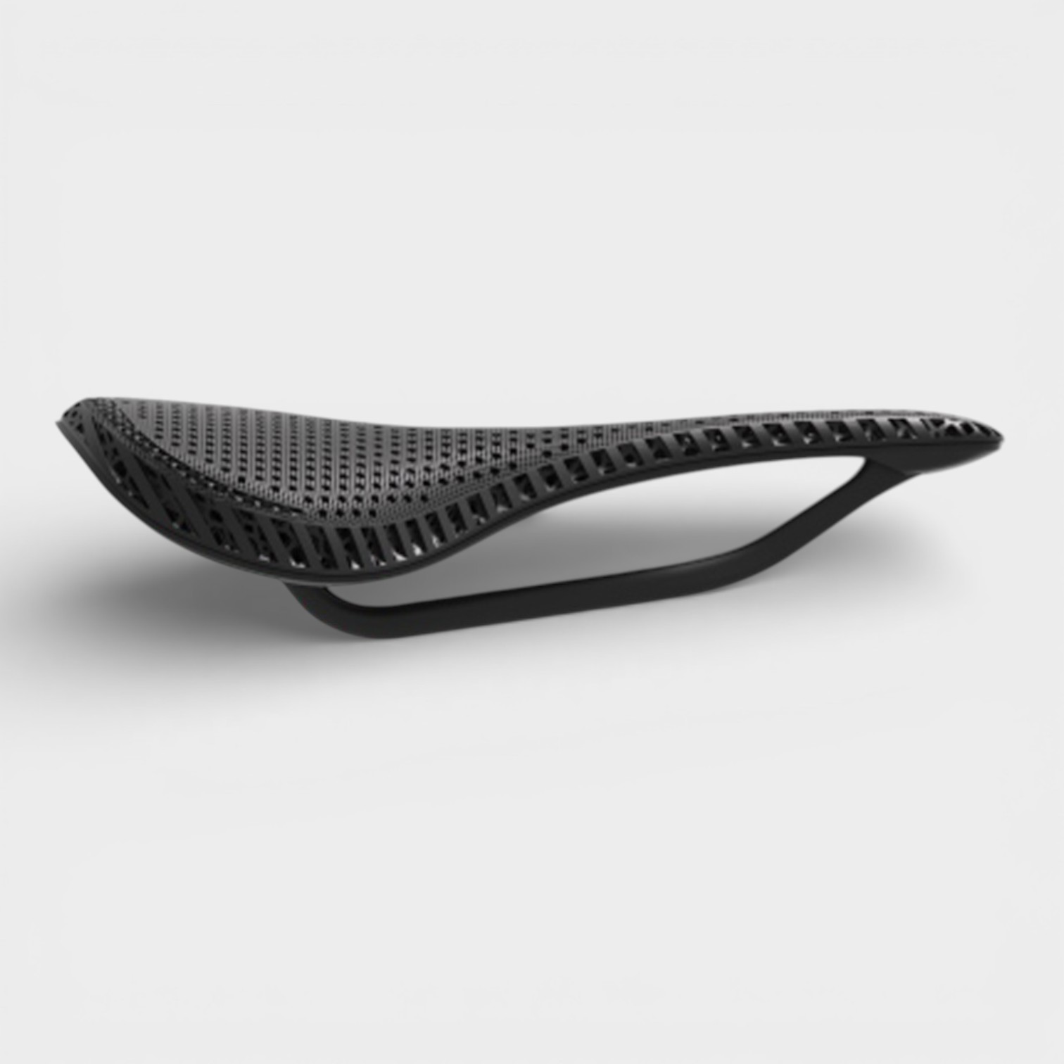 K69 3D printed bicycle saddle top view