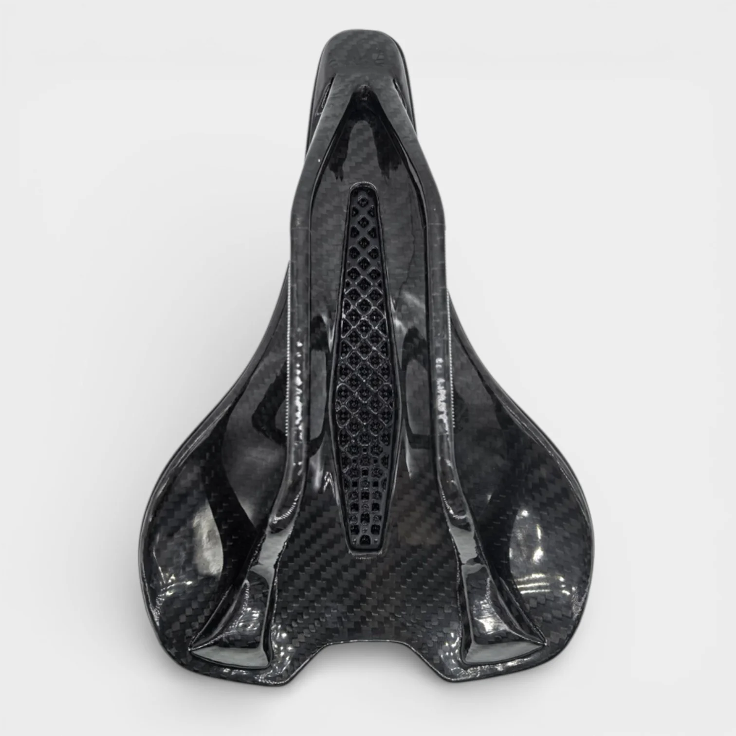 K70 3D printed bicycle saddle top view