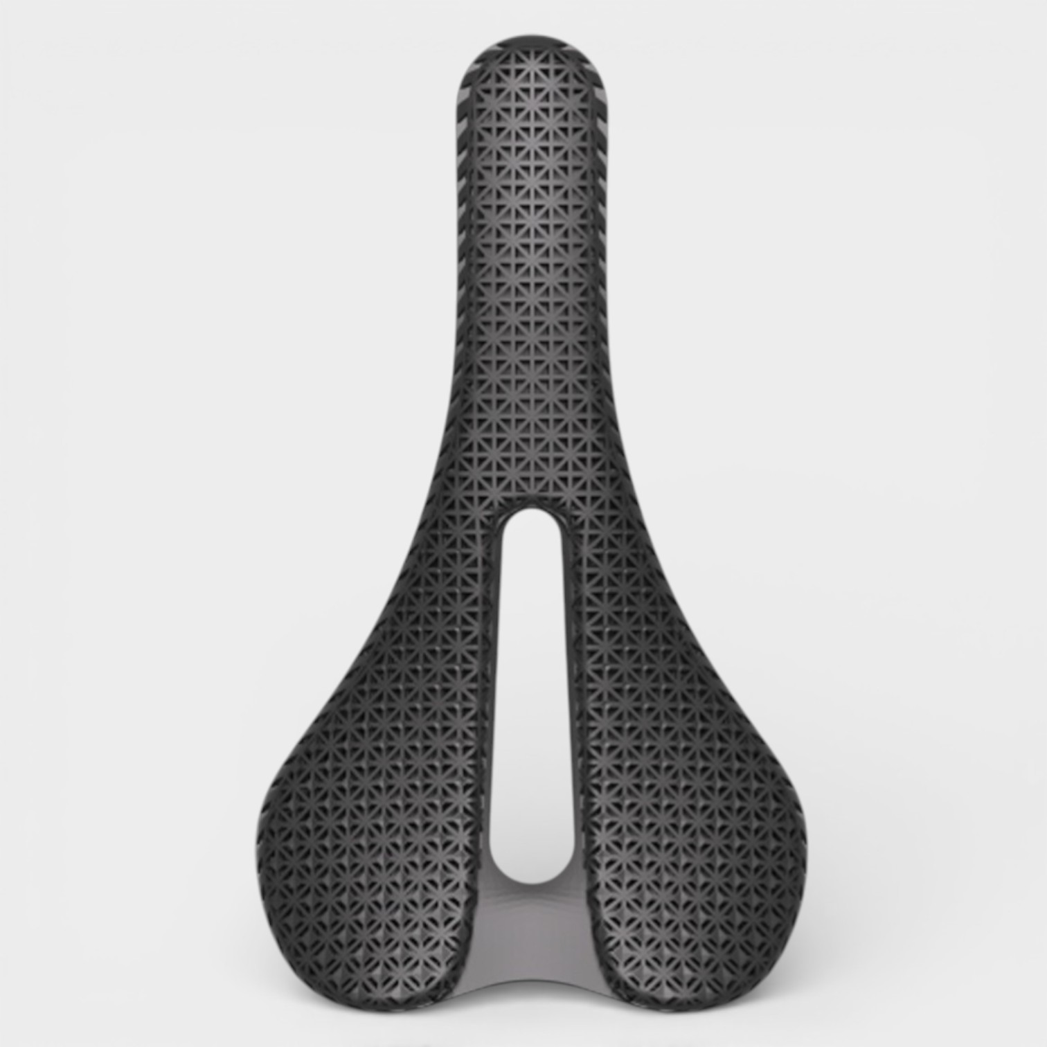 K90 3D printed bicycle saddle underside and rail view