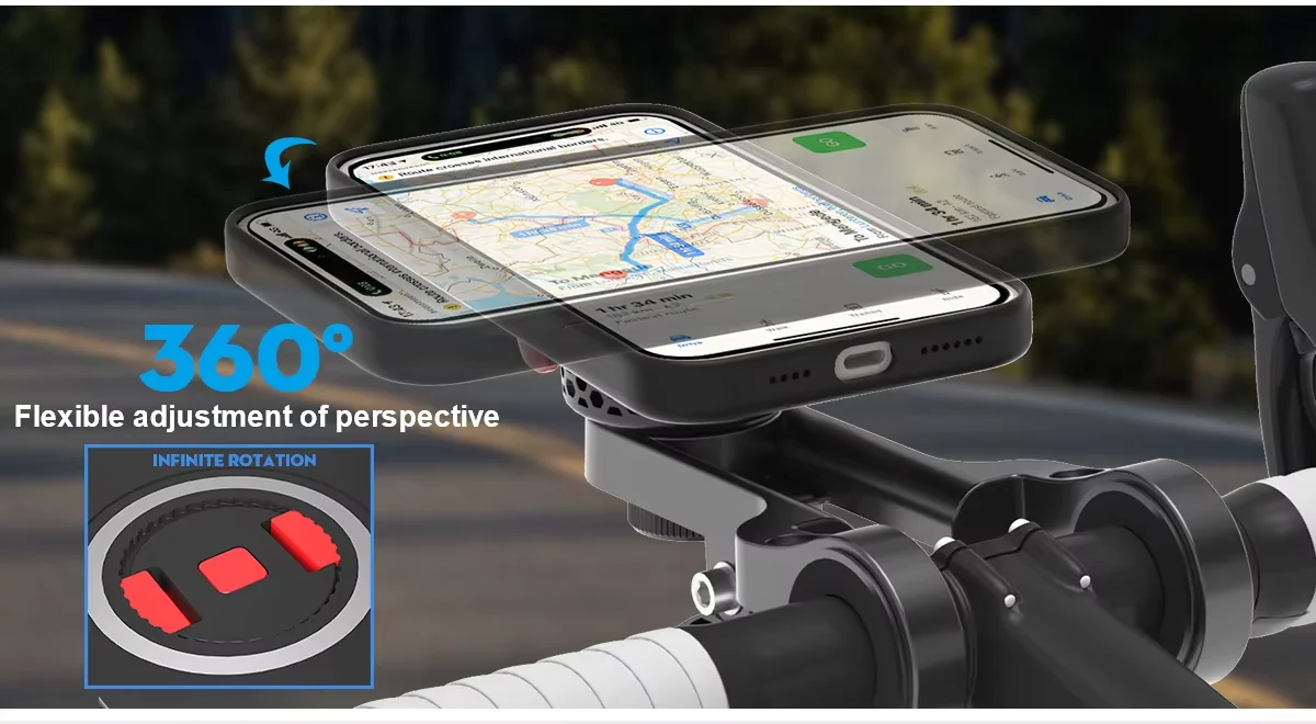 SPROKETO XB02-B-AD OEM bike phone mount — manufacturer product view 5